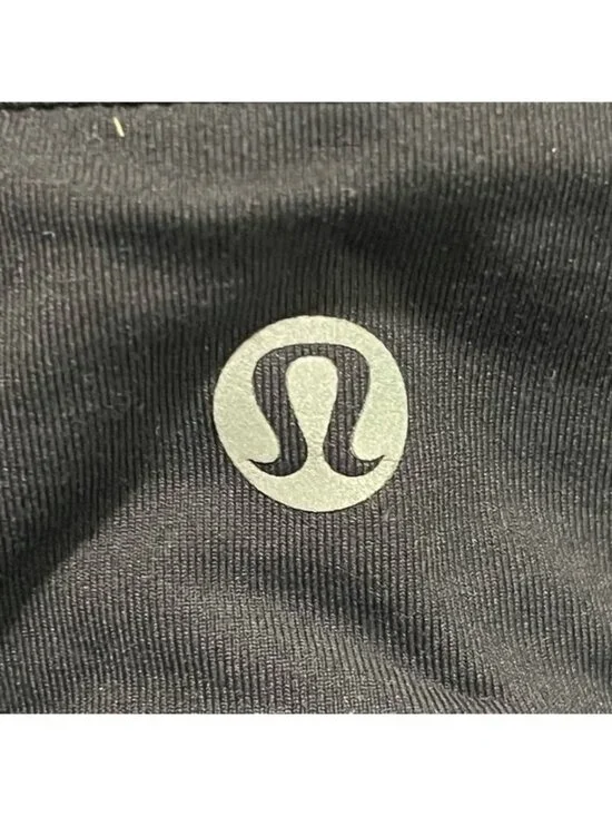 Lululemon Women’s Black High-Rise Leggings with Ruffle Detail - Size 2 - Picture 3 of 11